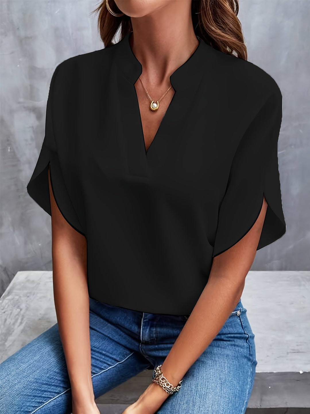 Arken | Beth Flared Sleeve Blouse