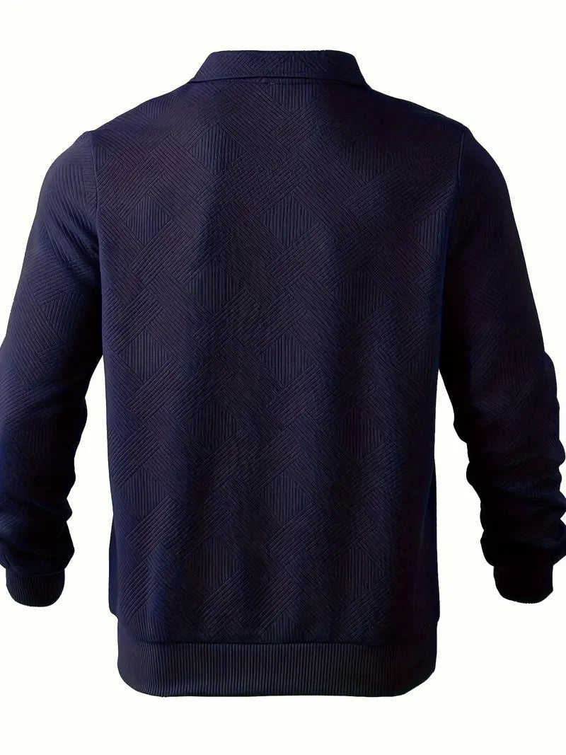 ARKEN™ | Men's Sweater with Geometric Pattern