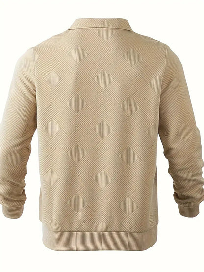 ARKEN™ | Men's Sweater with Geometric Pattern