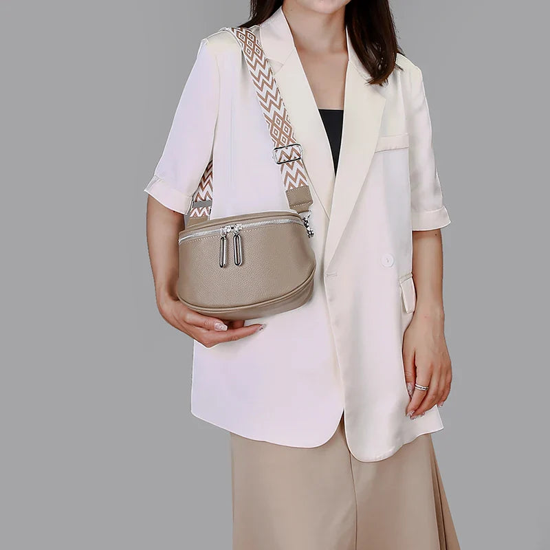 Arken | Rosy Leather Crossbody Bag