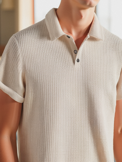 Premium Textured Polo Shirt