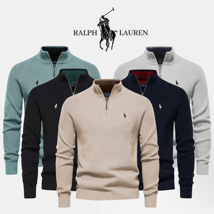 Zip Collar Sweater R&L (LIQUIDATION)