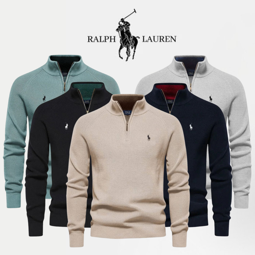 Zip Collar Sweater R&L (LIQUIDATION)