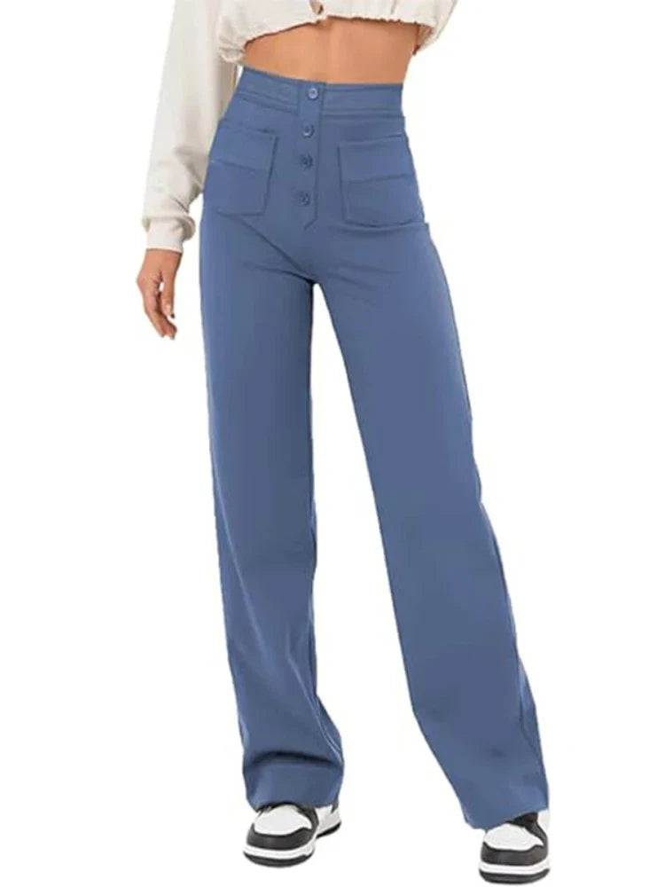 Arken | Stylish High-Waisted Trousers with Elastic
