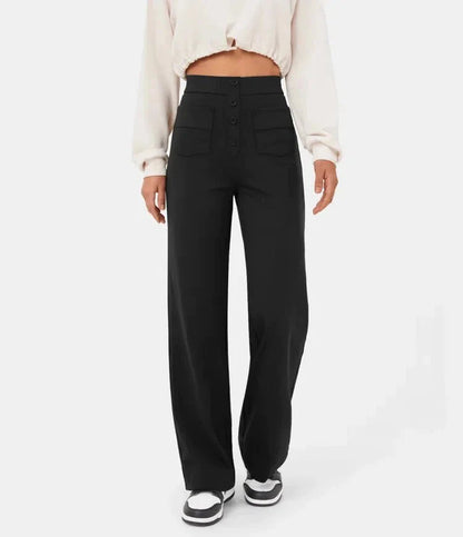 Arken | High-Waisted Elastic Casual Trousers for Miss