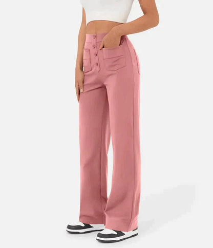 Arken | High-Waisted Elastic Casual Trousers for Miss
