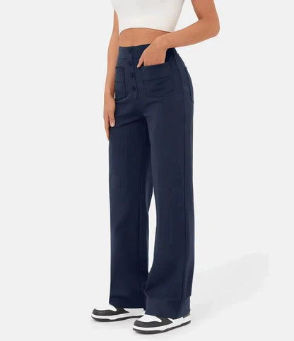 Arken | High-Waisted Elastic Casual Trousers for Miss