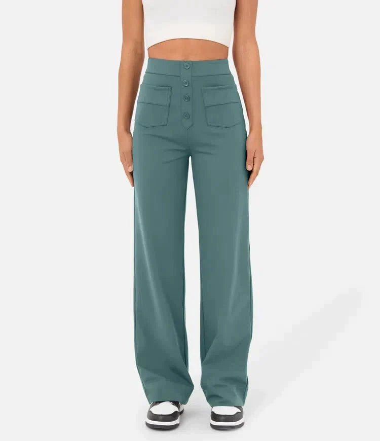 Arken | High-Waisted Elastic Casual Trousers for Miss