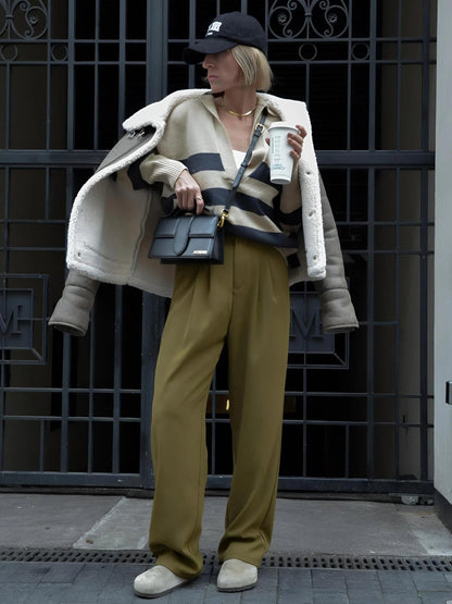 Arken | Fancy Wide-Leg Trousers